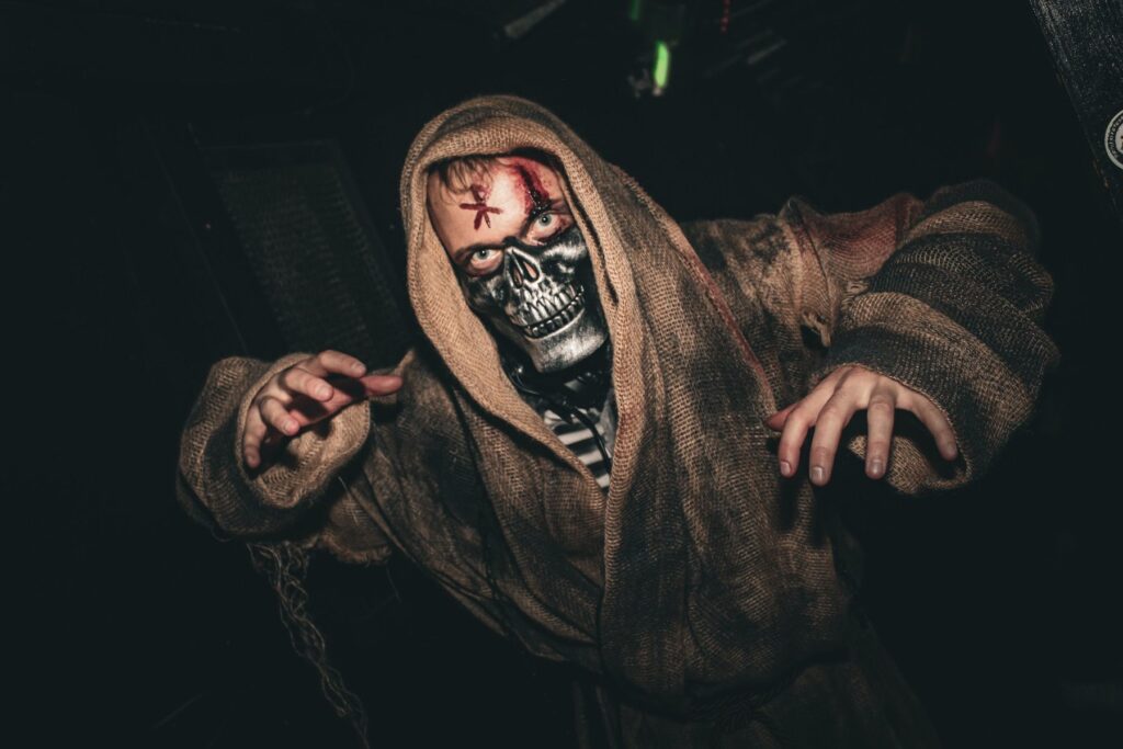 Cassian in der Diskothek Garage in Buxtehude an Halloween